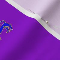 East Kingdom populace badge on purple