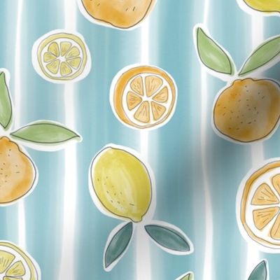 Watercolor Citrus