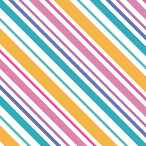 Diagonal lines in rainbow unicorn