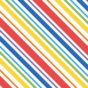 Diagonal lines in bright colors