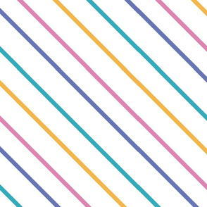 Fine diagonal lines in rainbow unicorn