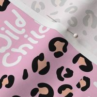 Little wild child leopard spots and animal print dots nursery print girls 