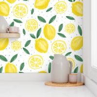 Painted Lemons and Dots