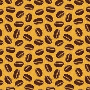 coffee beans - coffee house yellow - LAD20