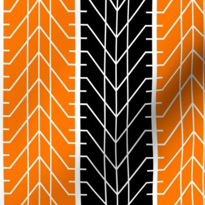 Bike Tread Orange Black