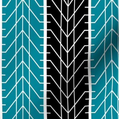 Bike Tread Teal Black