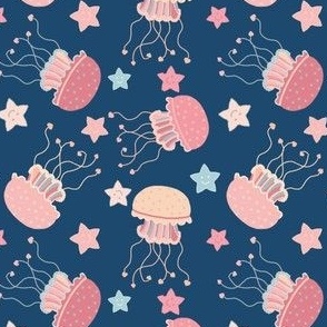 Ocean Jellyfish Pink