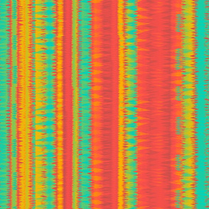 mexican_serape_aqua-red_stripes