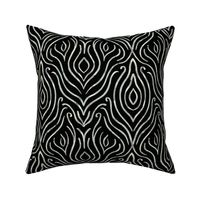 Line art damask - 