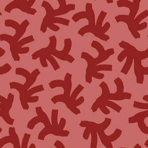 Branches: Pink and Red | Painterly Geometrics