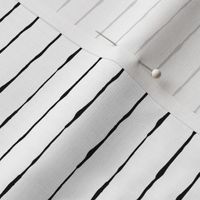 Stripes: White and Black | Painterly Geometrics