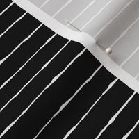 Stripes: Black and White | Painterly Geometrics