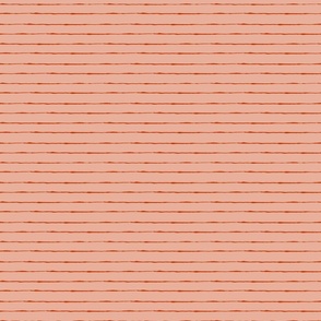 Stripes: Red and Salmon | Painterly Geometrics