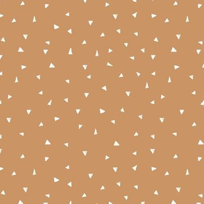 Geometric triangles minimal boho style abstract triangle nursery basic cinnamon white brown neutral