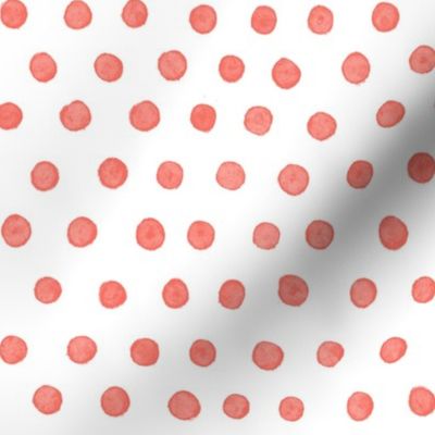 Red Watercolor Dots