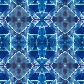 encaustic blue ice