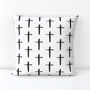 Black Brushstroke Cross