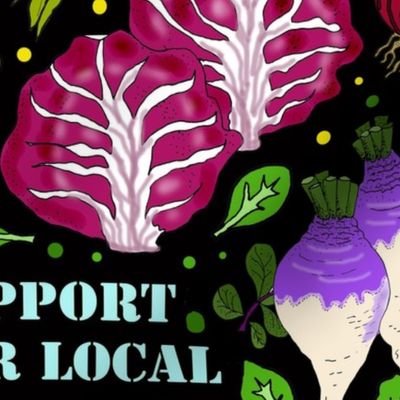 Support your local food bank 18x18