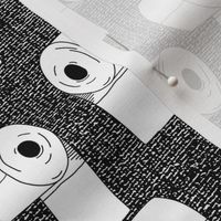 Correct toilet paper black small
