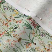 Garden Dragonflies, Pale Green // mini