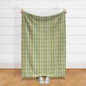 Blue/Green Minuet Vertical Stripe