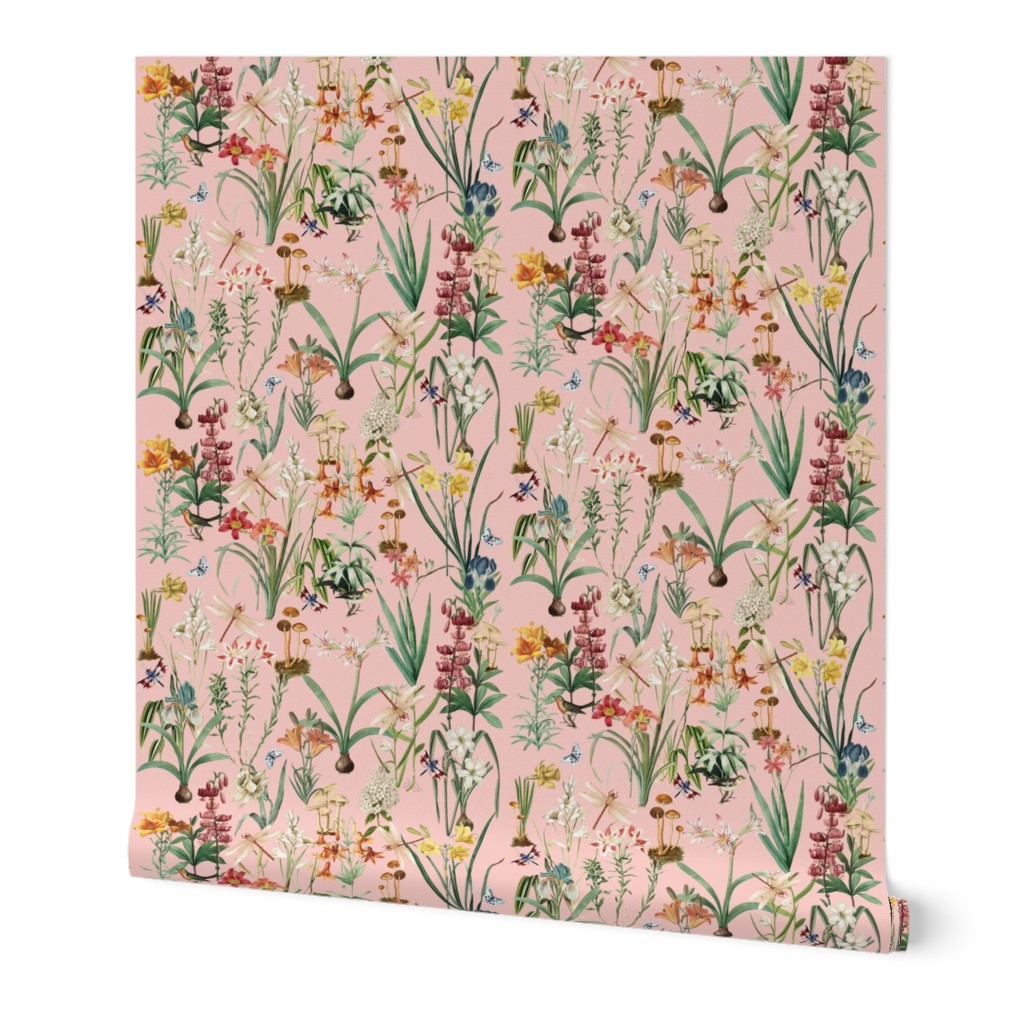 Dragonfly Garden Pink // standard