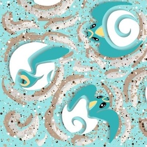 Moon Babies | Sea Turtles | Aqua