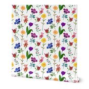 Spring Garden Chintz (Summer Floral Festival) - white 