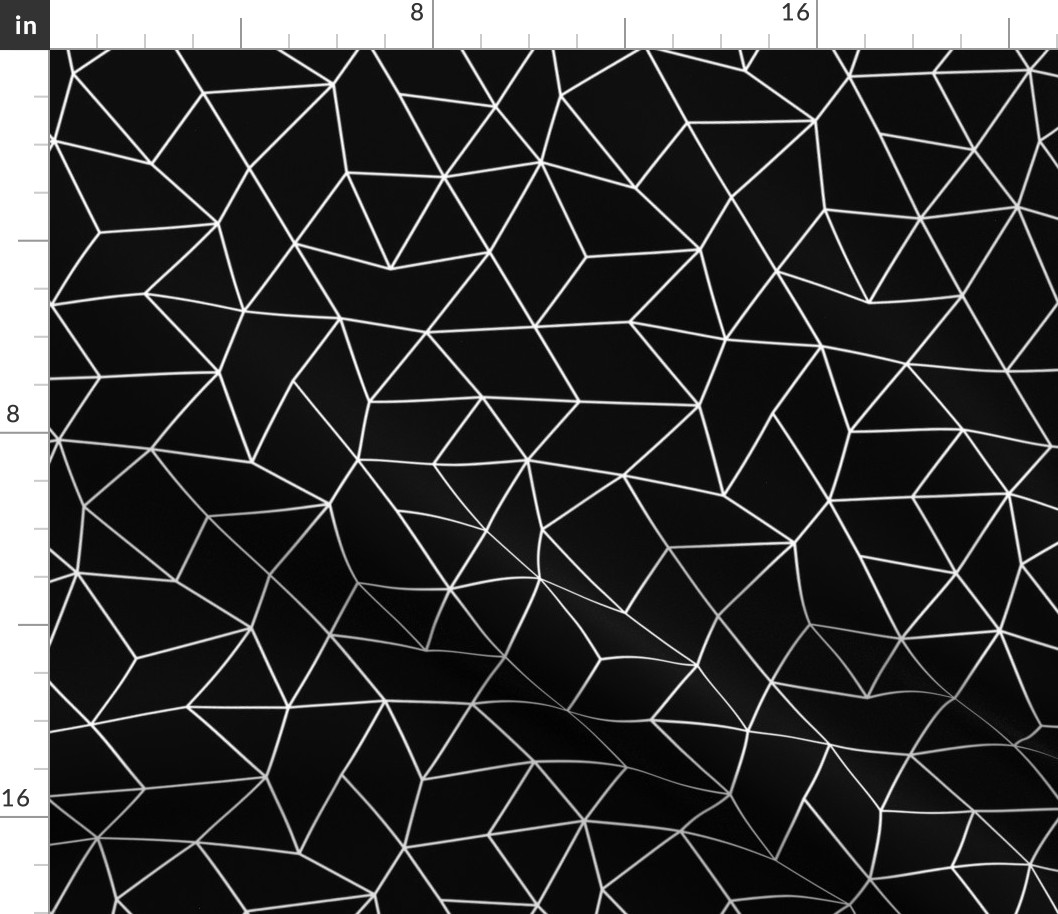 Abstract minimal geometric boho triangle raster basic neutral trend nursery monochrome black and white
