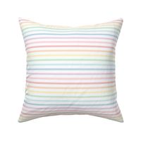 XL pastel lighter rainbow fun stripes no1 horizontal