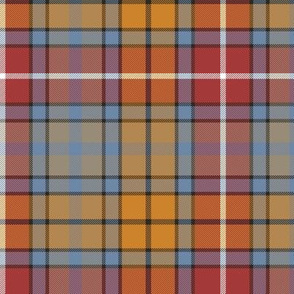 Buchanan 1800 tartan - 6" weathered red colors - Wilson's of Bannockburn