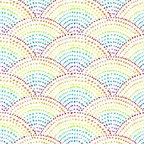 Ink dot scales - Rainbow dots edition