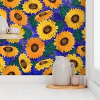 Painted Sun Flowers by ArtfulFreddy