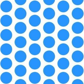 True Blue - Blue Dot on White