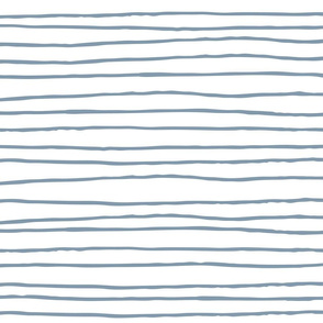 Drawn Lines - slate blue