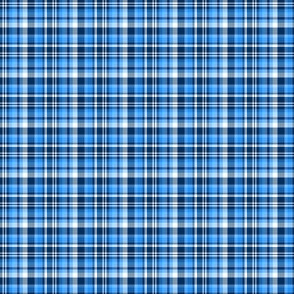 TrueBlue: Tiny Multi Blended Plaid - Vertical