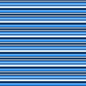 TrueBlue - Tiny Multi Stripes - Horiontal
