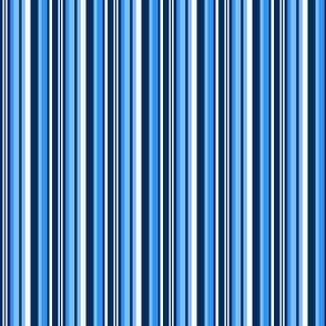 TrueBlue - Tiny Multi Stripes - Vertical