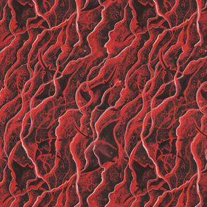 Manta_Ray_in_Tide_Waves_Julia_Khoroshikh_2020_22_x_29cm_PATTERN_red