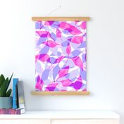 Ditsy Fresh Leaves Large | Pink & Lavender