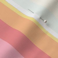 XXL pastel rainbow fun stripes no2 1in vertical