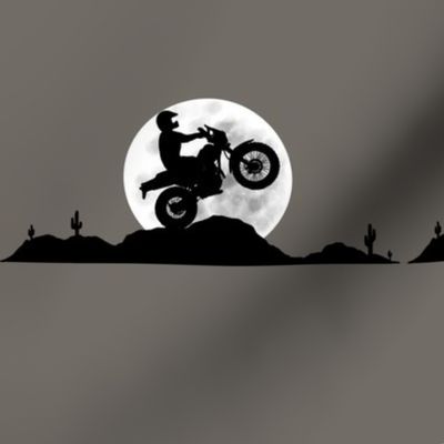 Fat Tire Motorcycle Desert Moon 