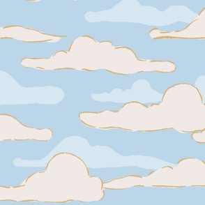 Clouds -Large (Blushing Spring)