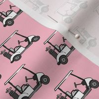 (small scale) golf carts - pink - LAD20