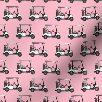 (small scale) golf carts - pink - LAD20