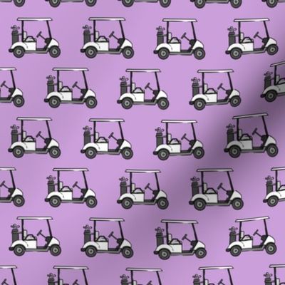 (small scale) golf carts - purple - LAD20