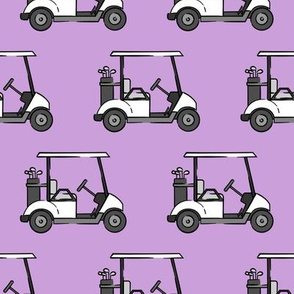 golf carts - purple - LAD20
