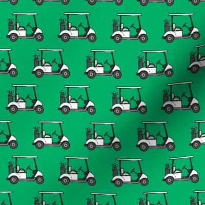 (small scale) golf carts - green - LAD20