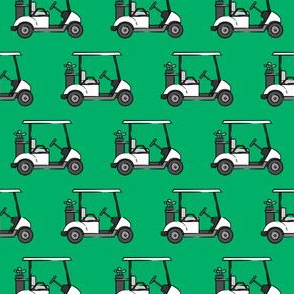 (small scale) golf carts - green - LAD20