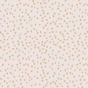 ditsy micro dots_almond and beige